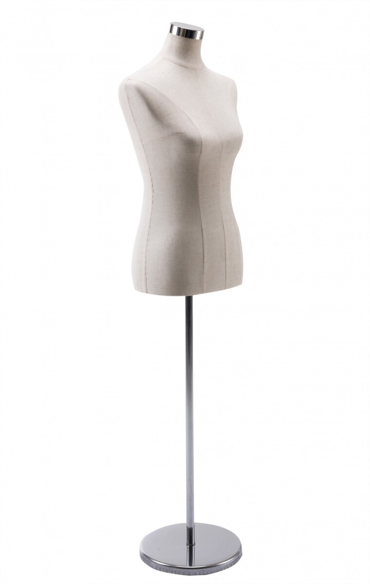 Maniquí De Sastre Con Base Redonda 