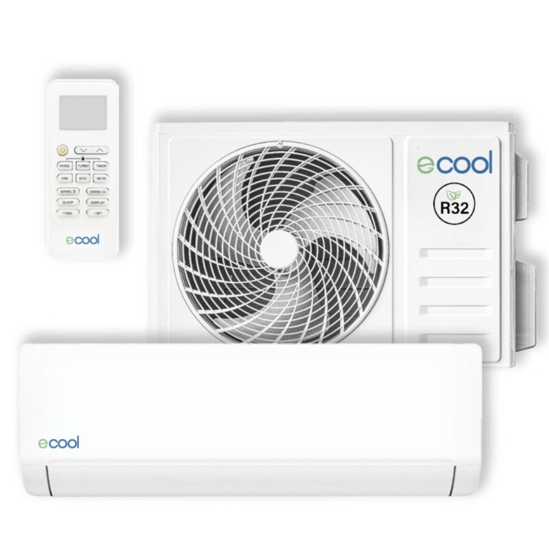 Aire Acondicionado Pared Ecool 24000 BTU con control Aire Acondicionado Pared Ecool 24000 BTU con control