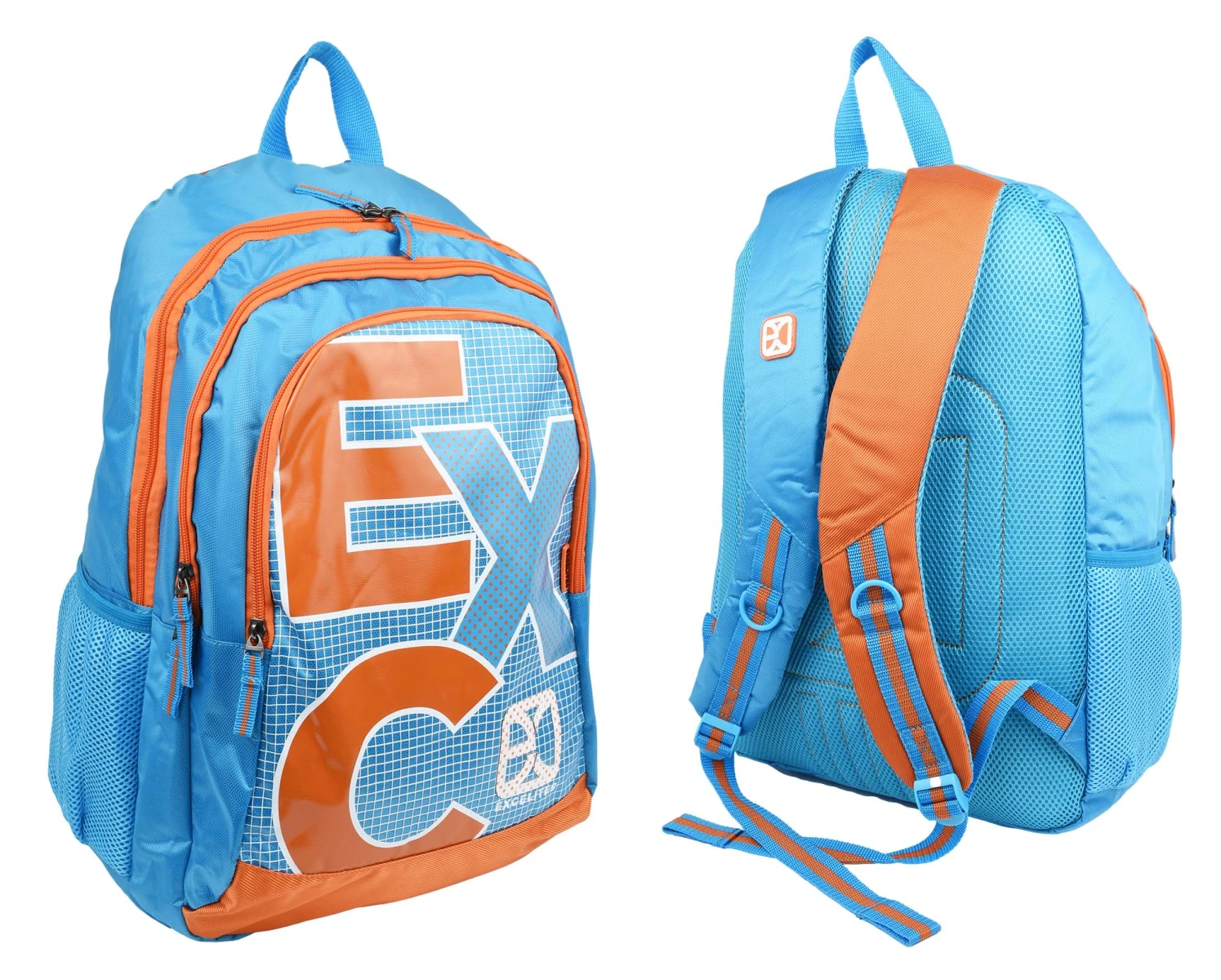 MOCHILA ESCOLAR FLUO EXCELITES 3 CIERRES 46X33X21CM 25240 Q24 