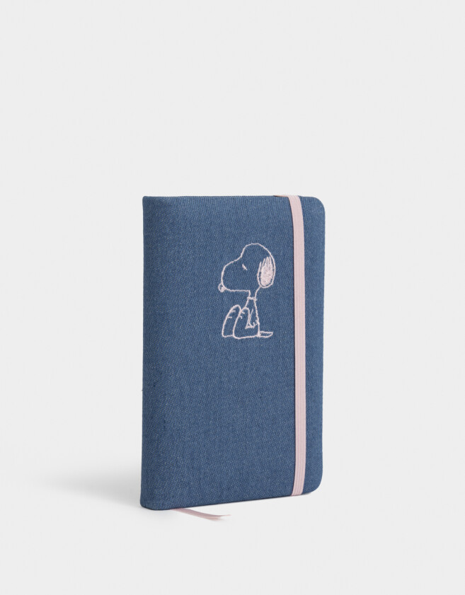 Anotadores Cuadernos y Memos Cuaderno Denim "snoopy" - Combinacion Multicolor