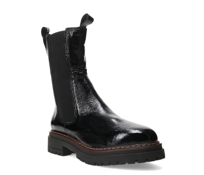 Bota chelsea con elasticos 350923 Preto