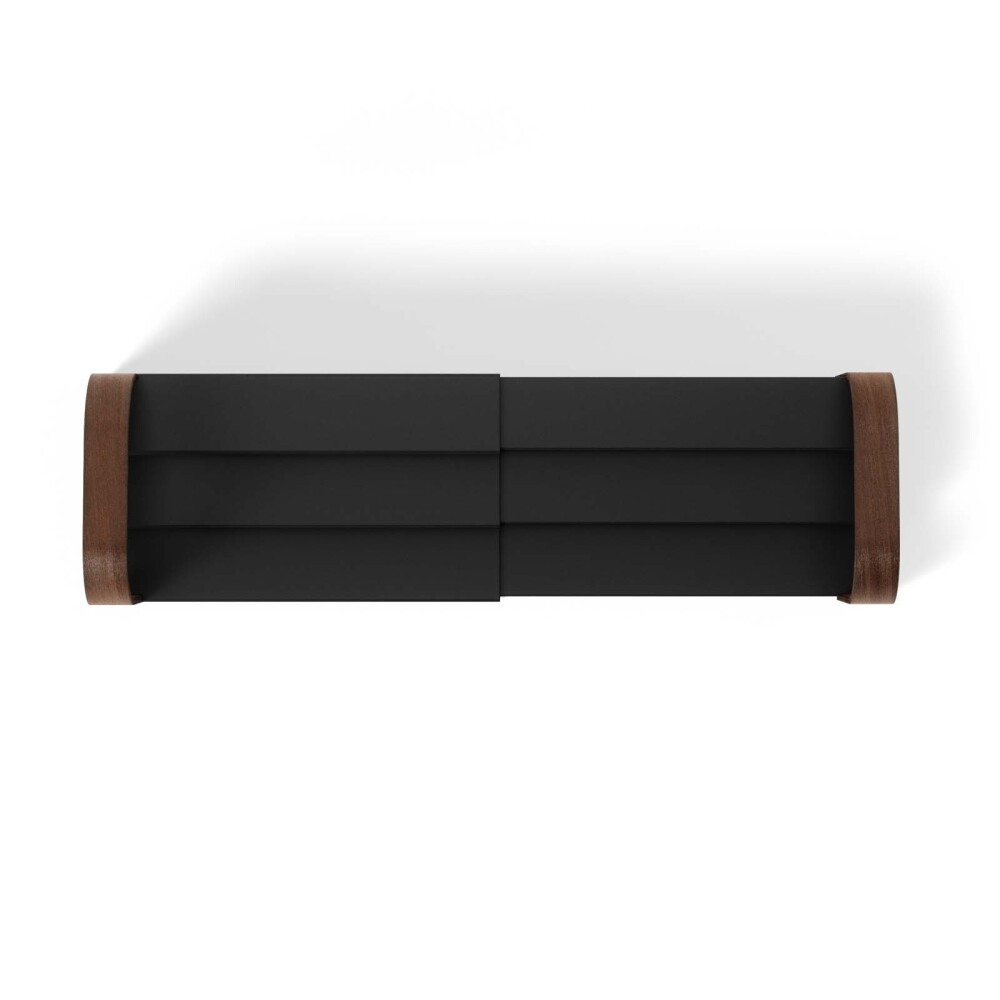 ORGANIZADOR PLASTICO-RECICLADO-Y-MADERA NEGRO BELLWOOD