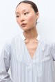 Blusa rayada beige