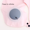 Almohada De Viaje Inflable - Color Pastel - Rosa Almohada De Viaje Inflable - Color Pastel - Rosa