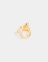 Anillos Medianos y Grandes Con corazón Anillo Mediano Con Corazón Bold - Dorado