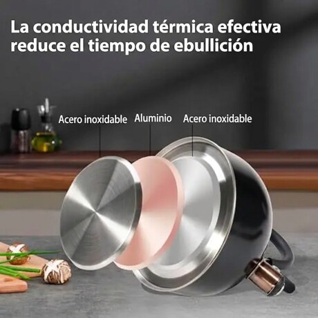 Pava Caldera Sonifer 3l Acero Inoxidable Silbato Inducción Pava Caldera Sonifer 3l Acero Inoxidable Silbato Inducción
