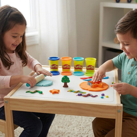 Play Doh Pack X 4 Latas De Masa Colores Clásicos Hasbro U