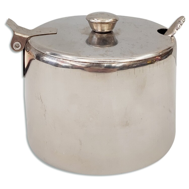 AZUCARERO ACERO INOX CHICO PLATA