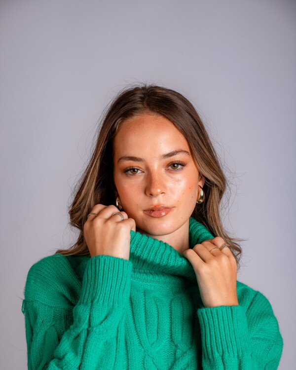 Polera Paz verde