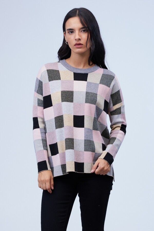 Buzo Colorblock MULTI/ROSA