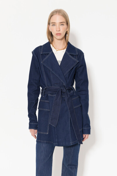 TRENCH NIKI Azul