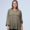 Blusa Oversize Zip OLIVA