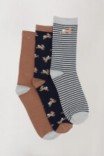 Pack de 3 medias con diseños variados Estampado 4