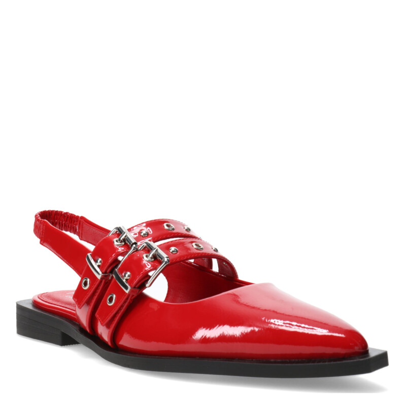 Zapatos de Mujer Miss Carol LAWN en punta Rojo