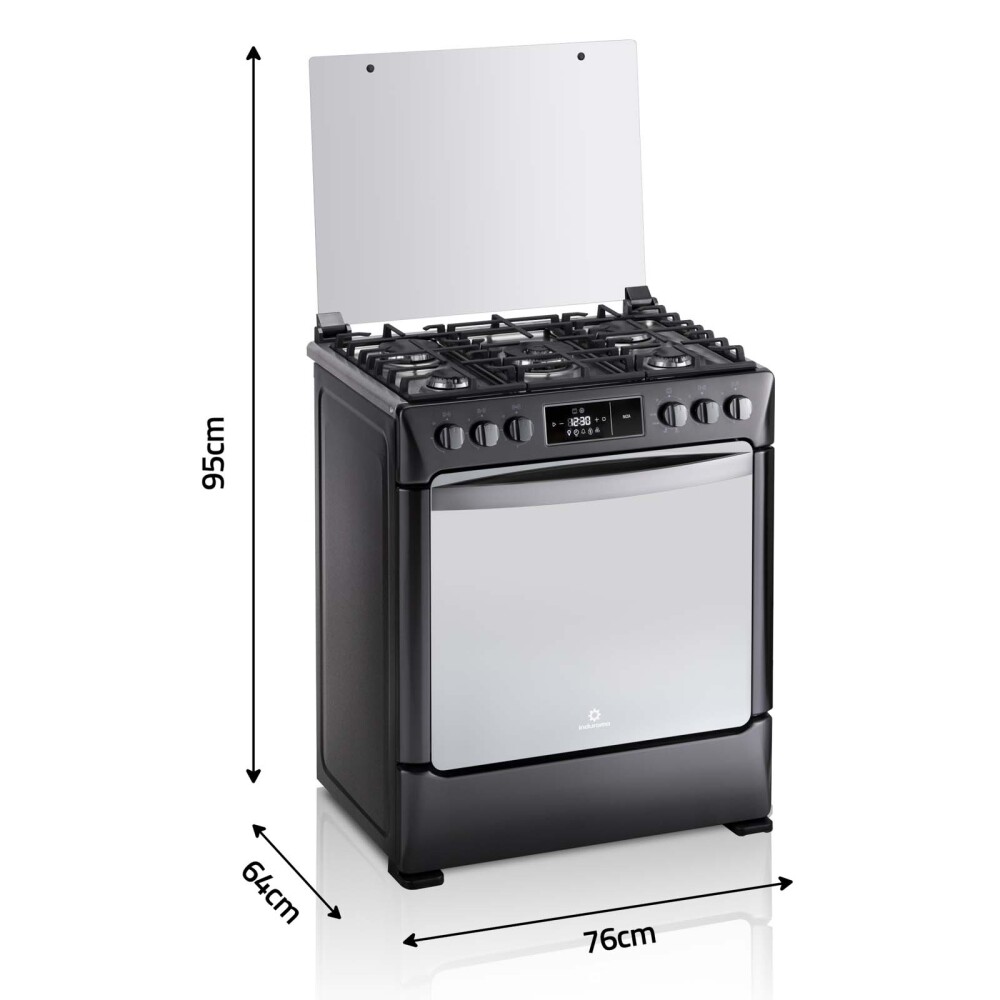 COCINA GAS INDURAMA GAS NEGRO NIZA