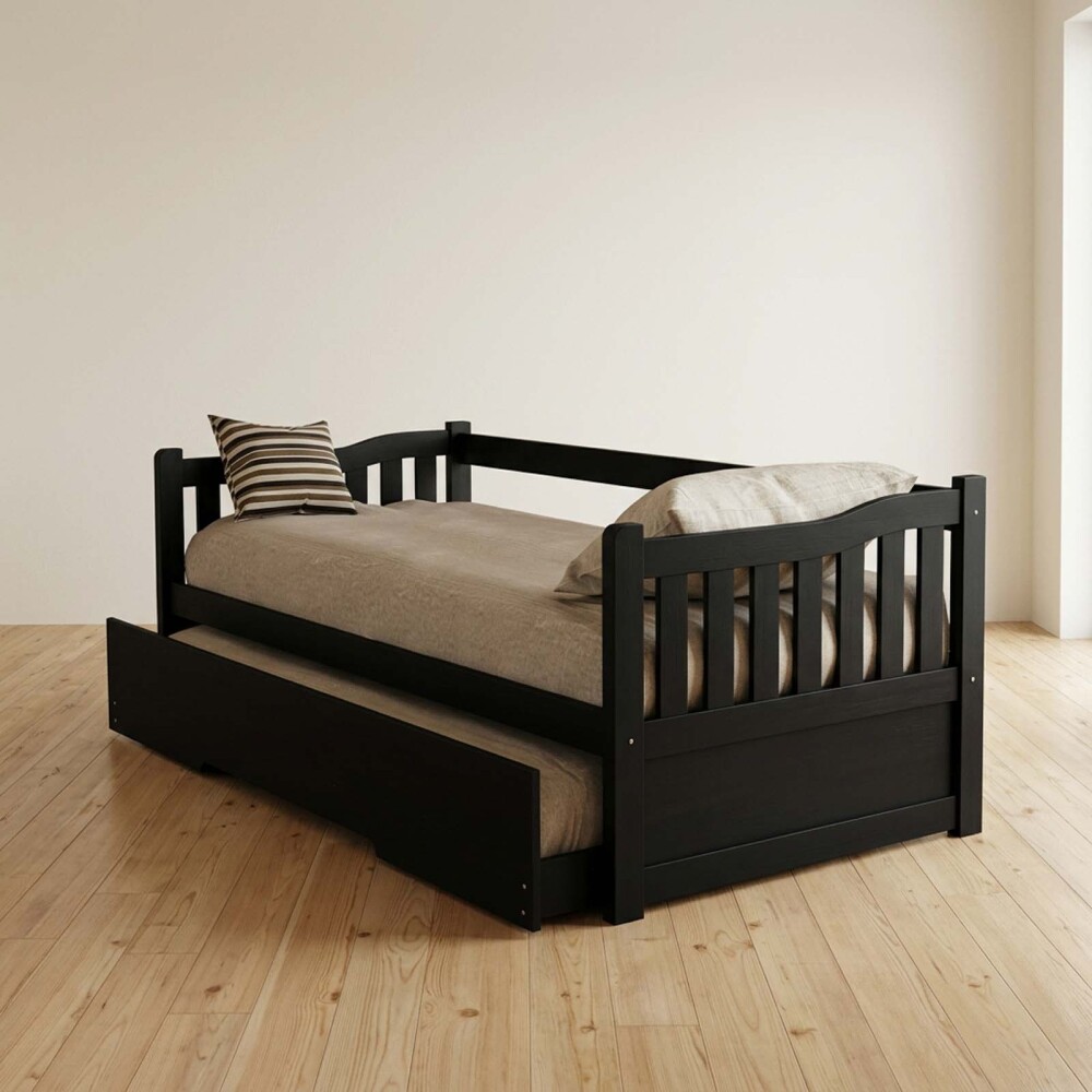 CAMA MARINERA 1 PLAZA PINO-Y-MDF MARRON TOTA