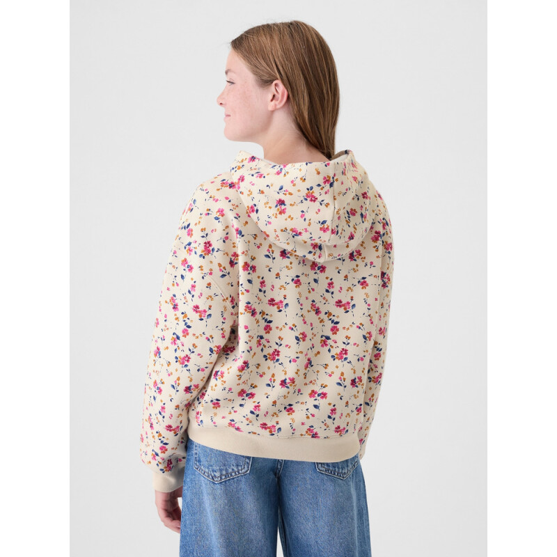 V-FRCH FT LOGO PO WHITE FLORAL PRINT