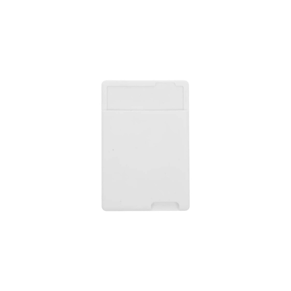 Portatarjeta para celular con adhesivo - Blanco 