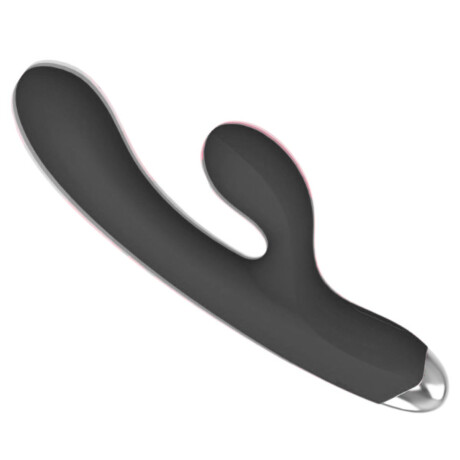 Vibrador Rabbit Doble Estimulo Recargable Usb Negro