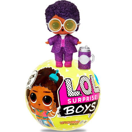 Muñecos Lol Surprise Boys Pelota Bola C/accesorios Amarillo