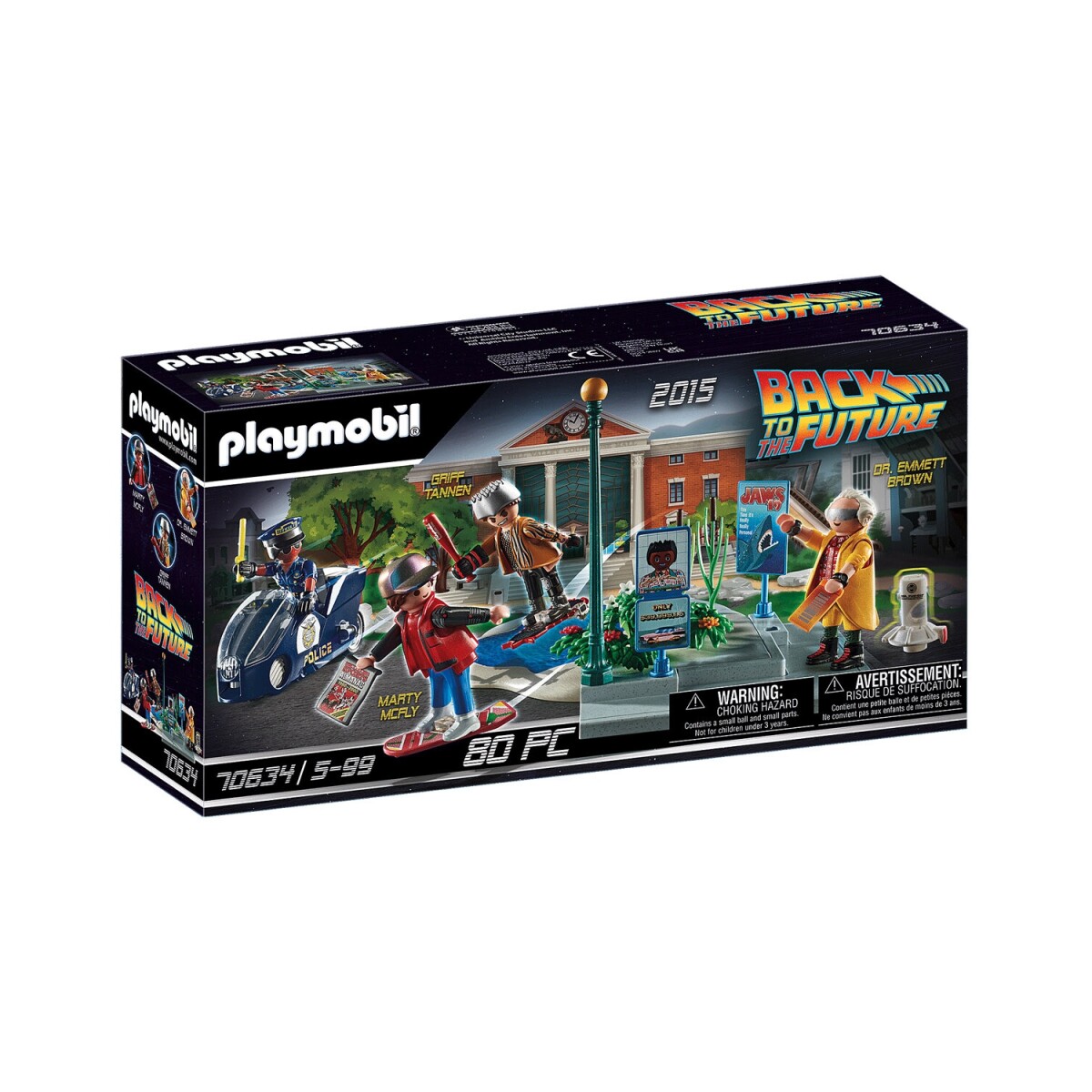Playmobil Back to the Future parte II Persecución 80 piezas 