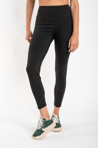 Legging Fitness Tiro Alto Negro