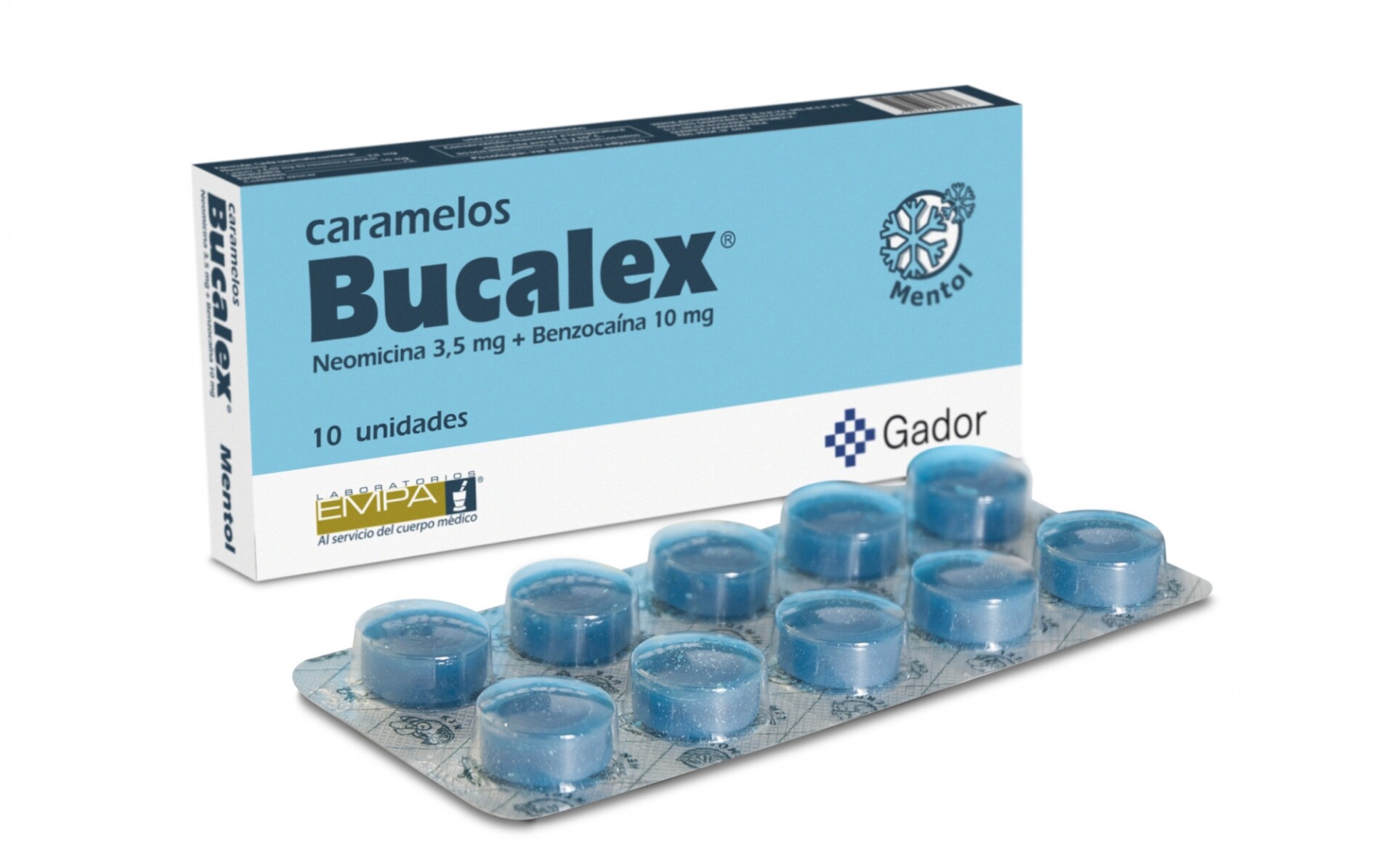 Bucalex Caramelos X 10 – Alivio Bucal Rápido
