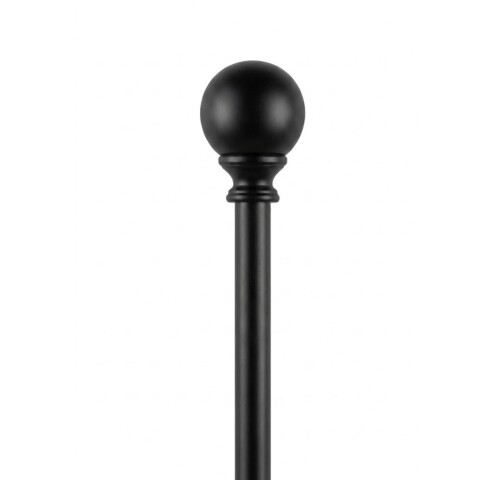 VARA METAL NEGRO P/CORTINA 122-218CM Unica