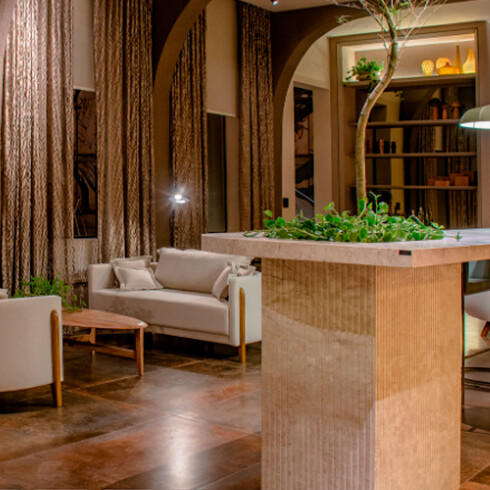 PORCELANATO ACETINADO ÓXIDO RECTIFICADO VILLAGRES GAMAS DE MARRON