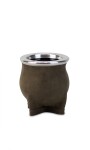 MATE DE CERÁMICA CHICO DELTA ENGRASADO MUSGO