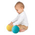 Set 3 Pelotas Sensoriales Juguete Bebe Primera Infancia Ludi Variante Color Azul