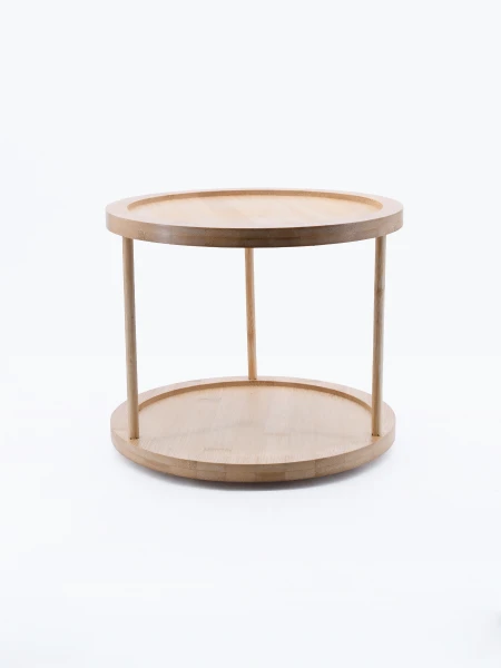 ORGANIZADOR DOBLE PISO MADERA