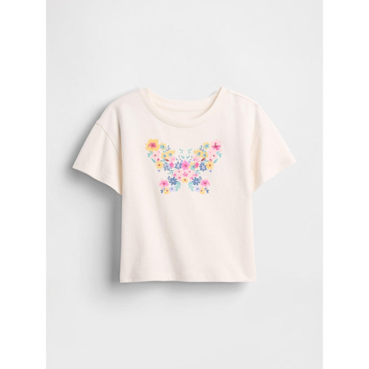 BF SS RELAXED GR T - IVORY FROST 