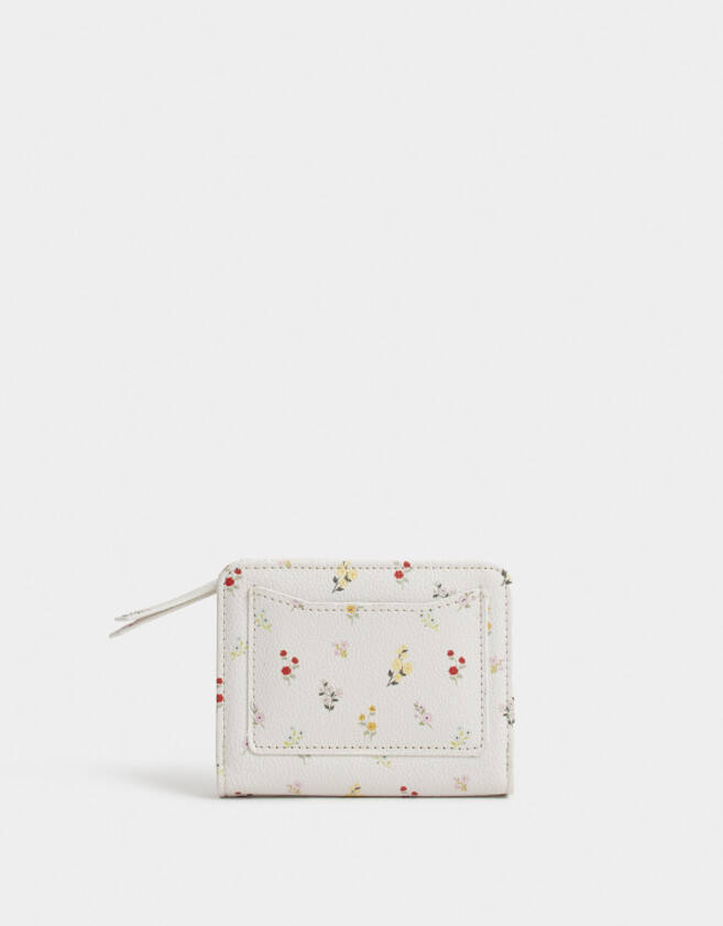 Billetera Billetera Cuerina Flores - Estampado Flores