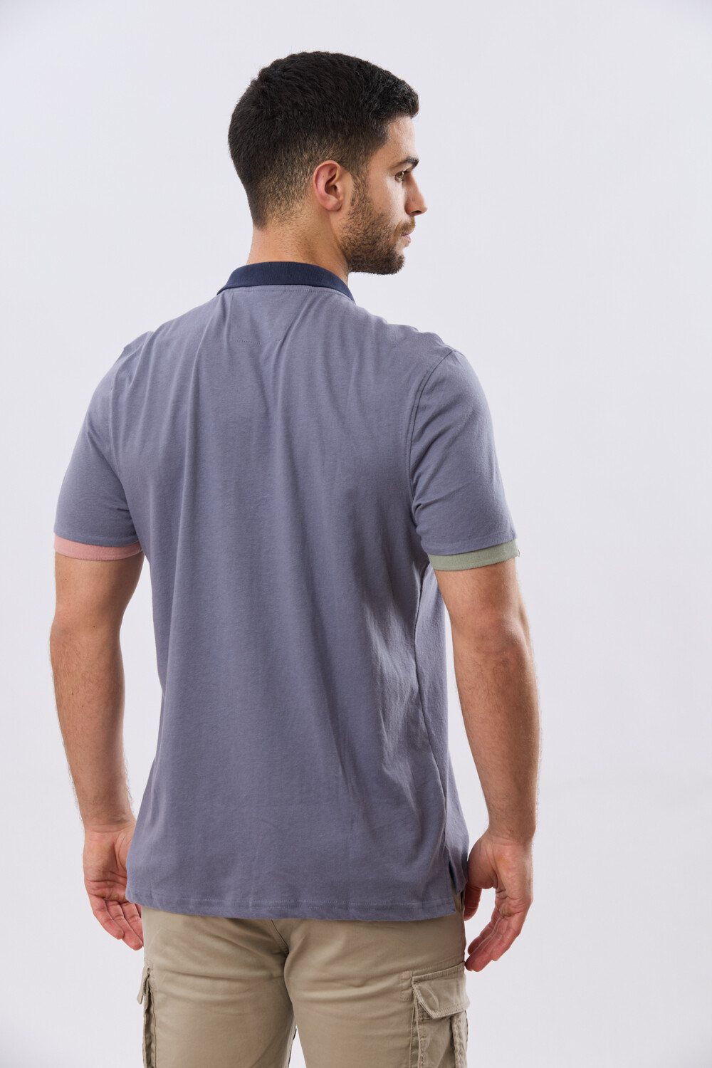 REMERA POLO LISA JERSEY Indigo