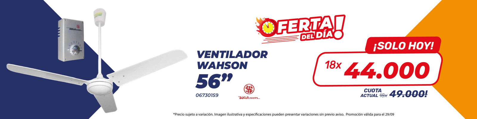 Oferta 1 del dia 29/09