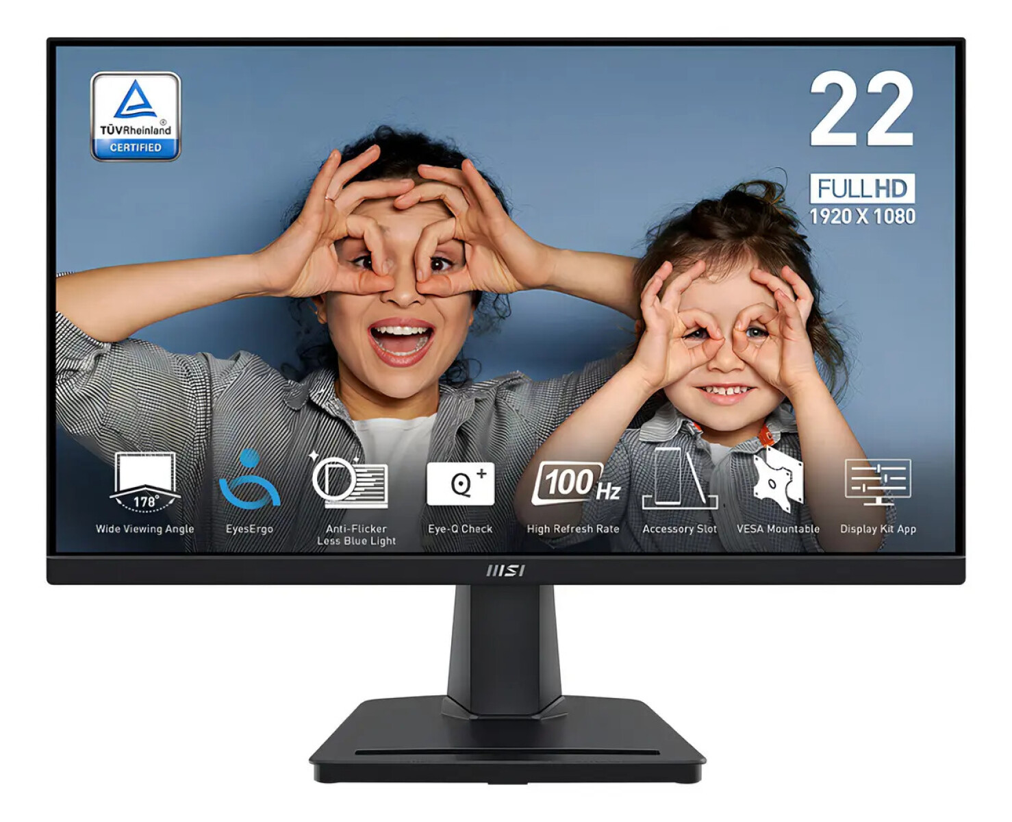 Msi Monitor Pro Mp225v 22" Fhd 100hz - MONITOR MSI PRO MP225V 22" 