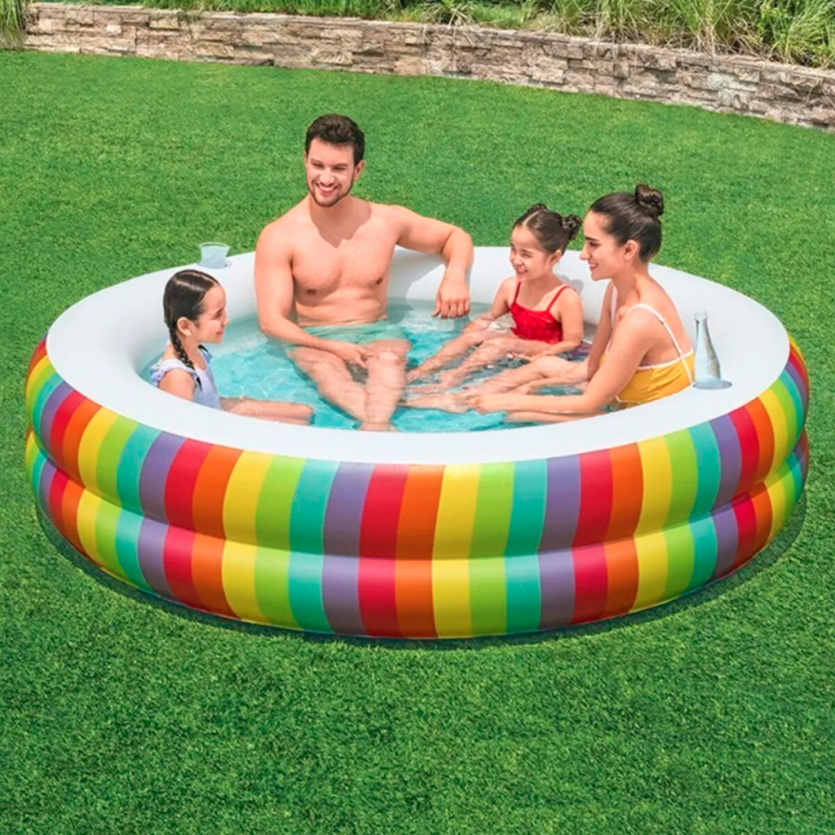 Piscina inflable Rainbow Dreams Bestway 