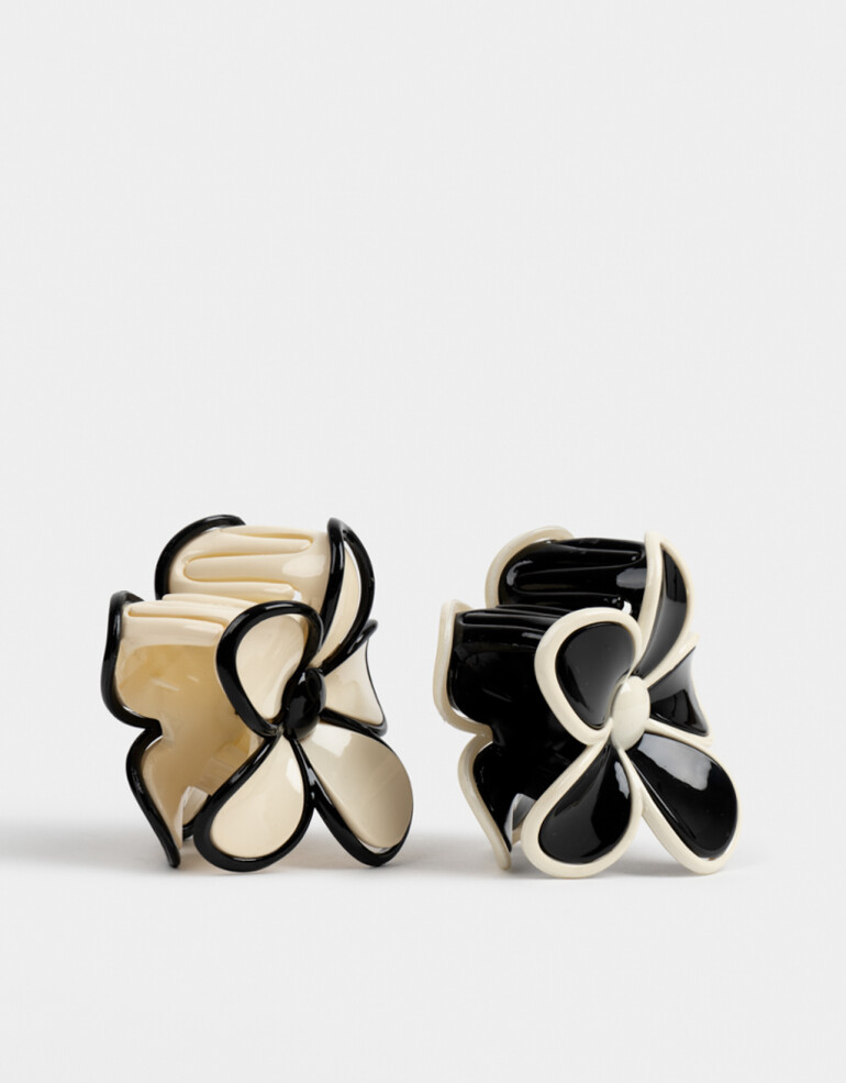 Broches Sets Flores Broche - Combinacion Bicolor