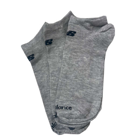 Medias N032 x3 Media invisible Unisex Gris