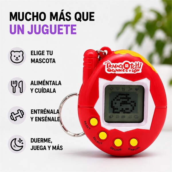 Juego de Mascota Virtual con Huevo y Consola Llavero Violeta 1