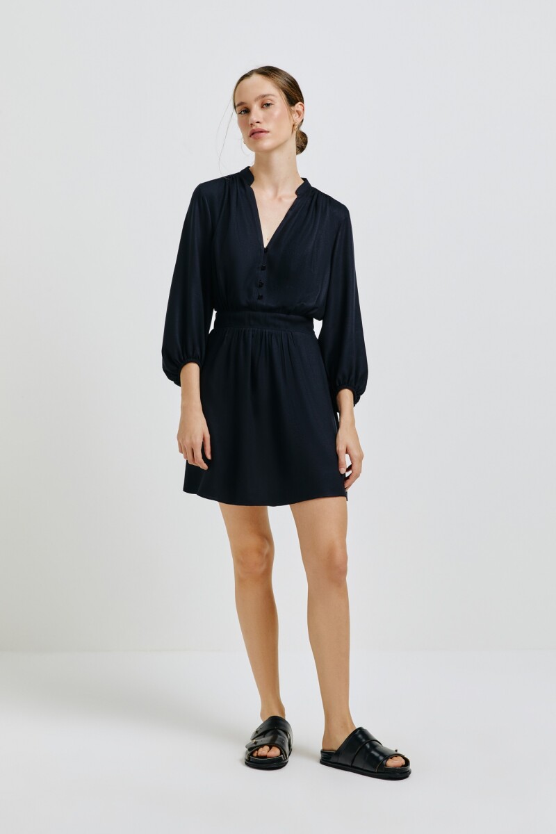 VESTIDO CURTO FEM - NEGRO 