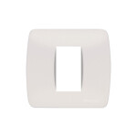 Plaqueta 2X2" p/1 módulo blanco - Loft ELE01276