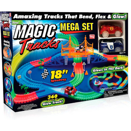 Pista De Autos Magic Tracks Flexible 360pcs + 2 Autos Pista De Autos Magic Tracks Flexible 360pcs + 2 Autos