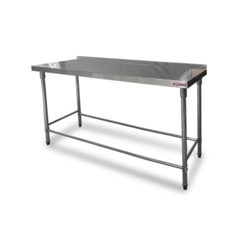 Mesada Acero Inox s/estante c/borde 120 cm Flamemax Mesada Acero Inox s/estante c/borde 120 cm Flamemax