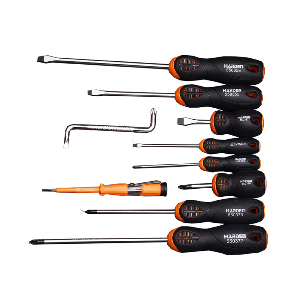 JUEGO DESTORNILLADORES 10 PZAS (4 PAL./4 PH./TESTER/ Z ) PRO HARDEN ++ - N/a 