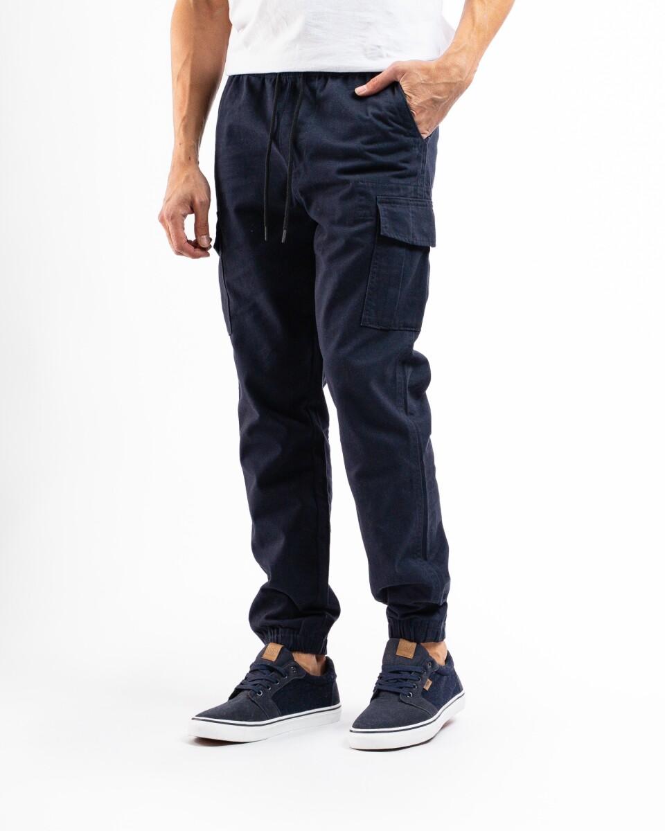 Pantalon Cargo Jogger PCJ-25 - Marino 