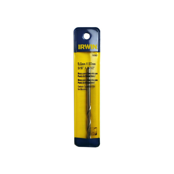 Mecha para concreto Irwin 5mm x 90mm Mecha para concreto Irwin 5mm x 90mm