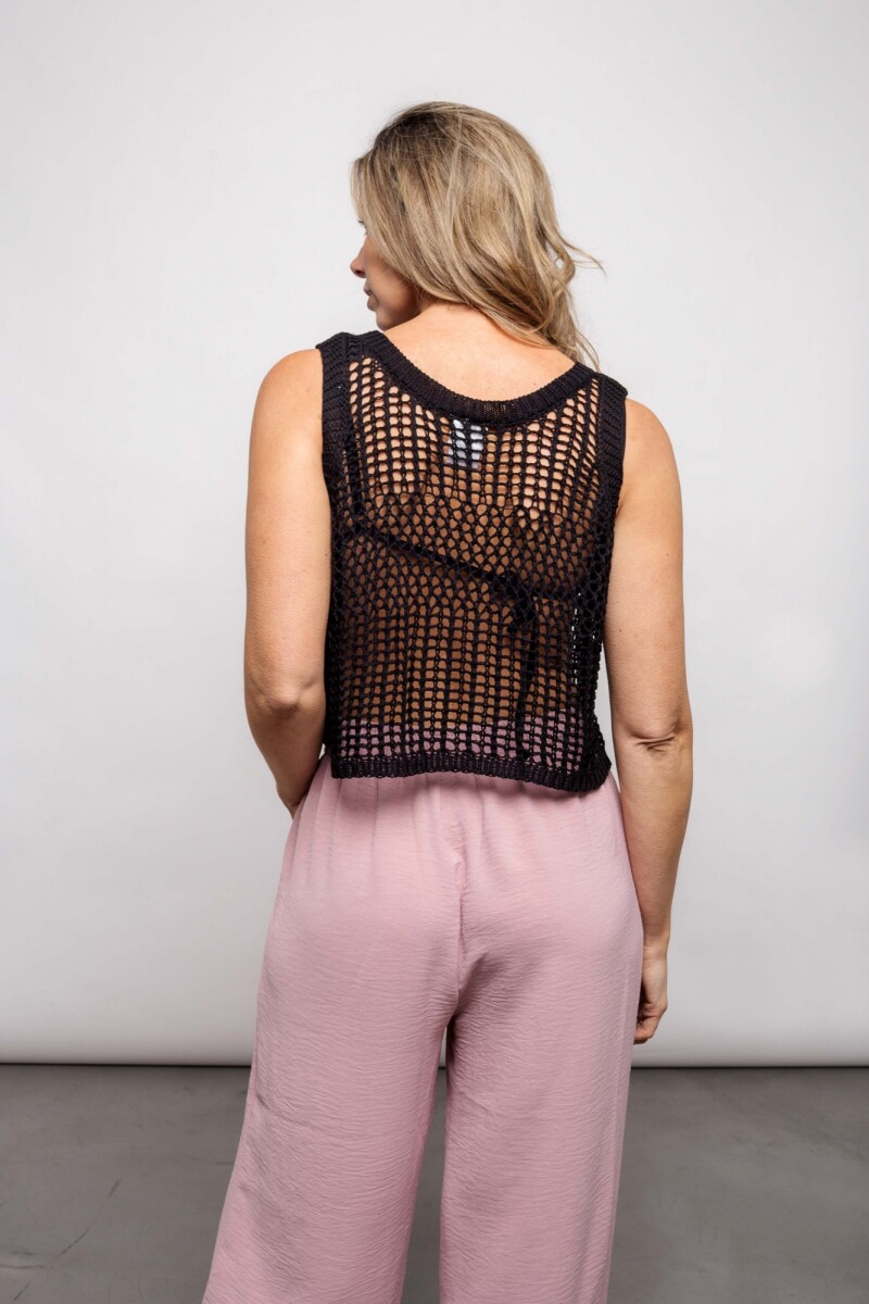 Blusa Violeta Negro