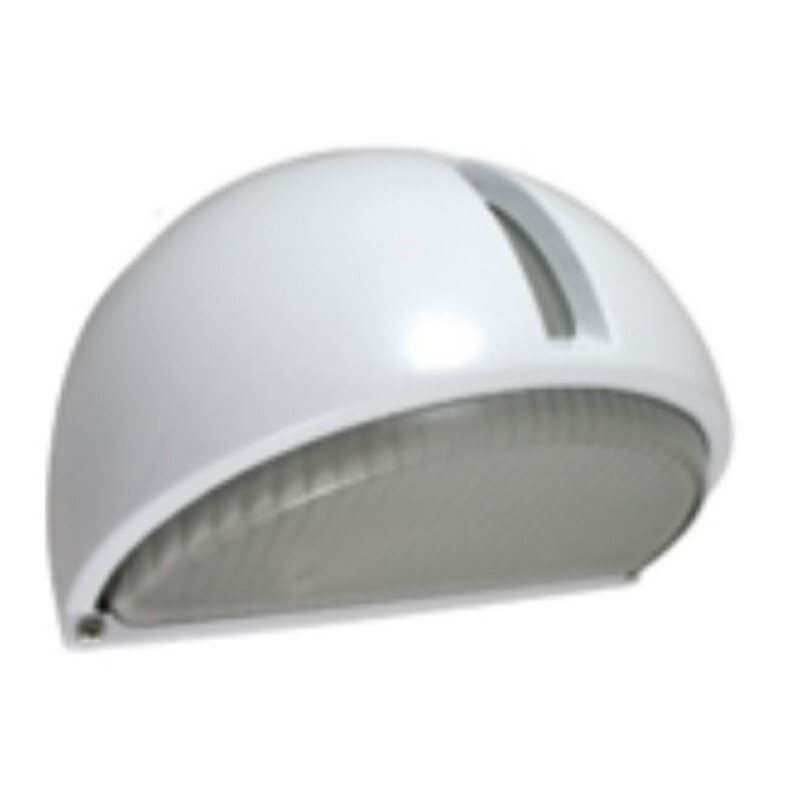 TORTUGA ALUMINIO SEMICIRC.C/VISERA 100W BLANCO - NC TORTUGA ALUMINIO SEMICIRC.C/VISERA 100W BLANCO - NC